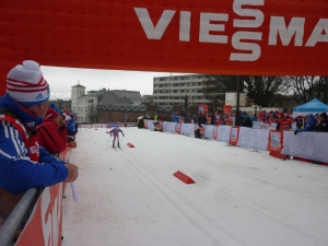Andrew racing in prologue in Drammen