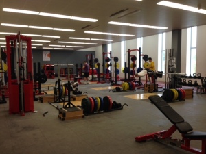 The new uni gym - which has been fun to train in